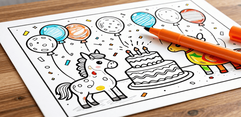 30+ Free Fun & Playful Coloring Pages (Printable PDFs)